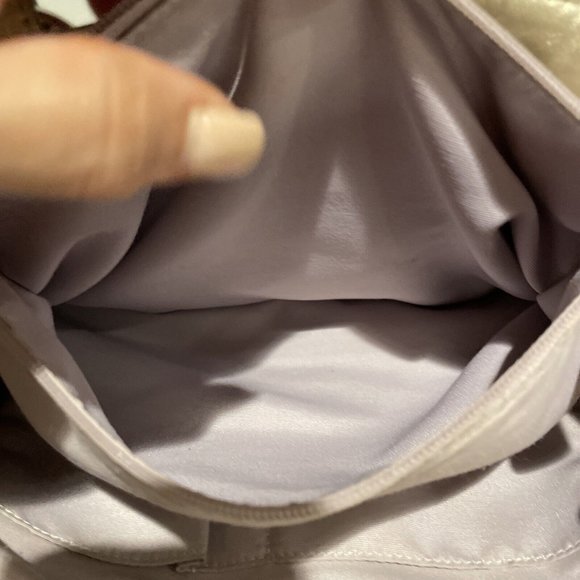 Coach F18751 Soho East West Ivory & Gold  Shoulder Hand Bag Purse Buckle Charm - Picture 16 of 16